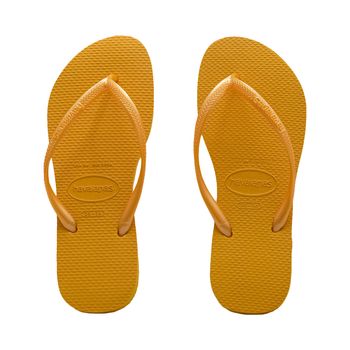 Chinelo-de-Dedo-Amarelo-Slim-Classico-|-Havaianas-Tamanho--33---Cor--AMARELO-POP-0